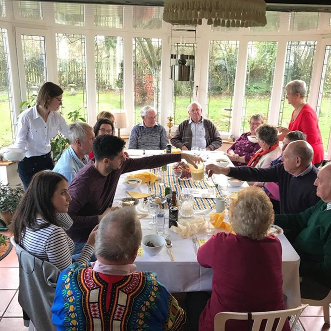 Elizabeth and Cyril Amos